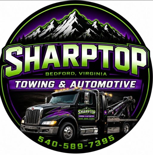 Sharptop Towing & Automotive logo
